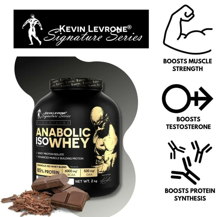 Kevin Levrone Anabolic Iso Whey 4.4 Lbs – High-Quality Whey Isolate for Lean Muscle & Recovery