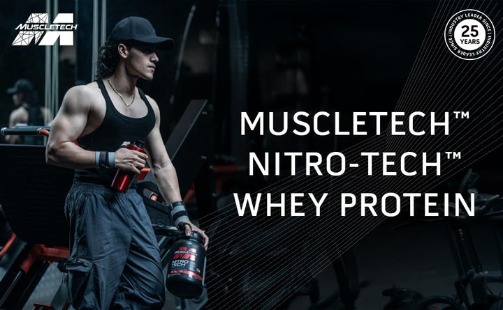 Muscletech Nitro-Tech Whey Protein – 2 kg Premium Protein Powder for Muscle Growth, Recovery & Strength