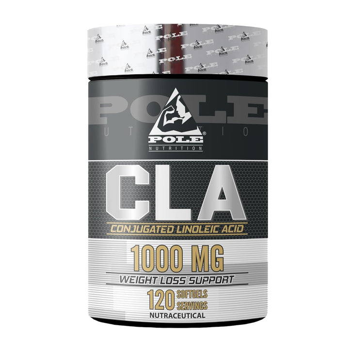 Pole Nutrition CLA 1000mg – Conjugated Linoleic Acid Softgels for Weight Loss, Fat Burner & Fitness Support (120 Softgels)
