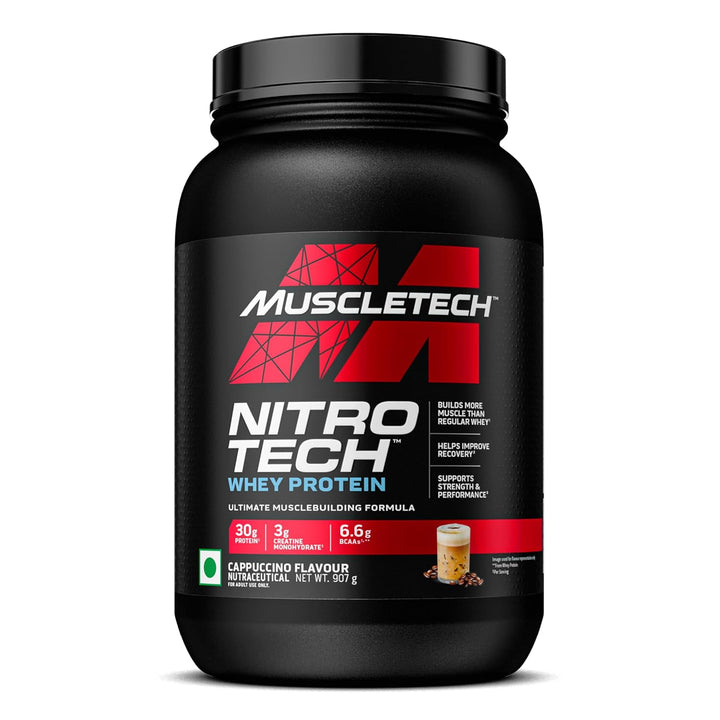 Muscletech Nitro-Tech Whey Protein – 2 kg Premium Protein Powder for Muscle Growth, Recovery & Strength