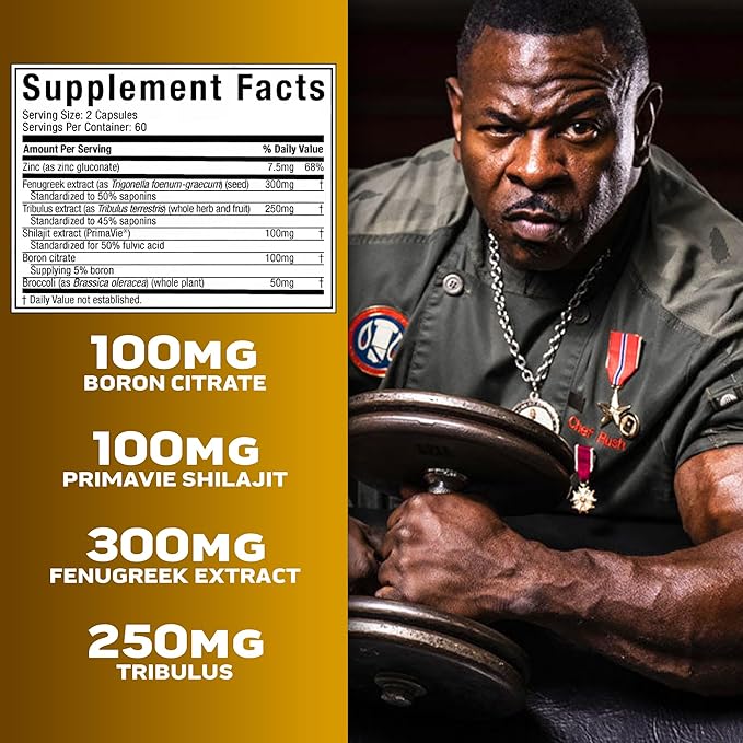 MuscleTech Testo Gold Testosterone Booster for Men – Strength, Muscle Growth & Vitality Support