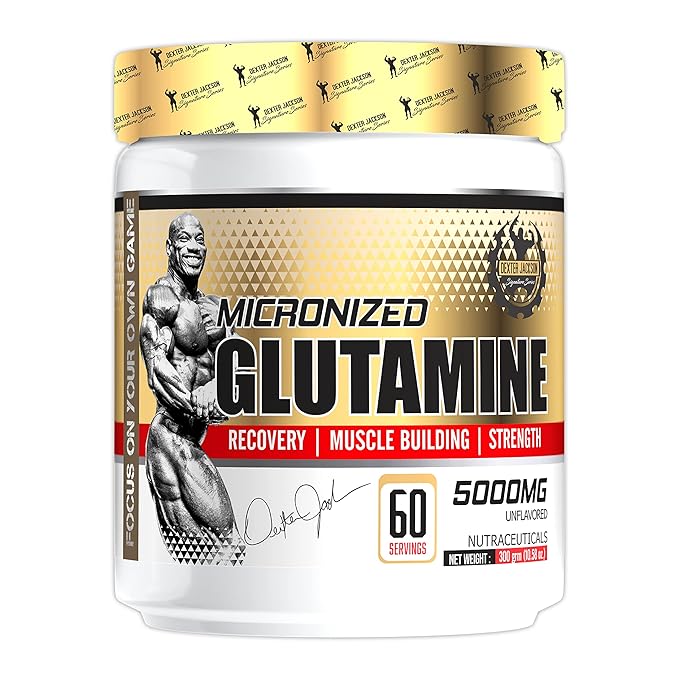 Dexter Jackson Micronized Glutamine 5000mg Powder 300g