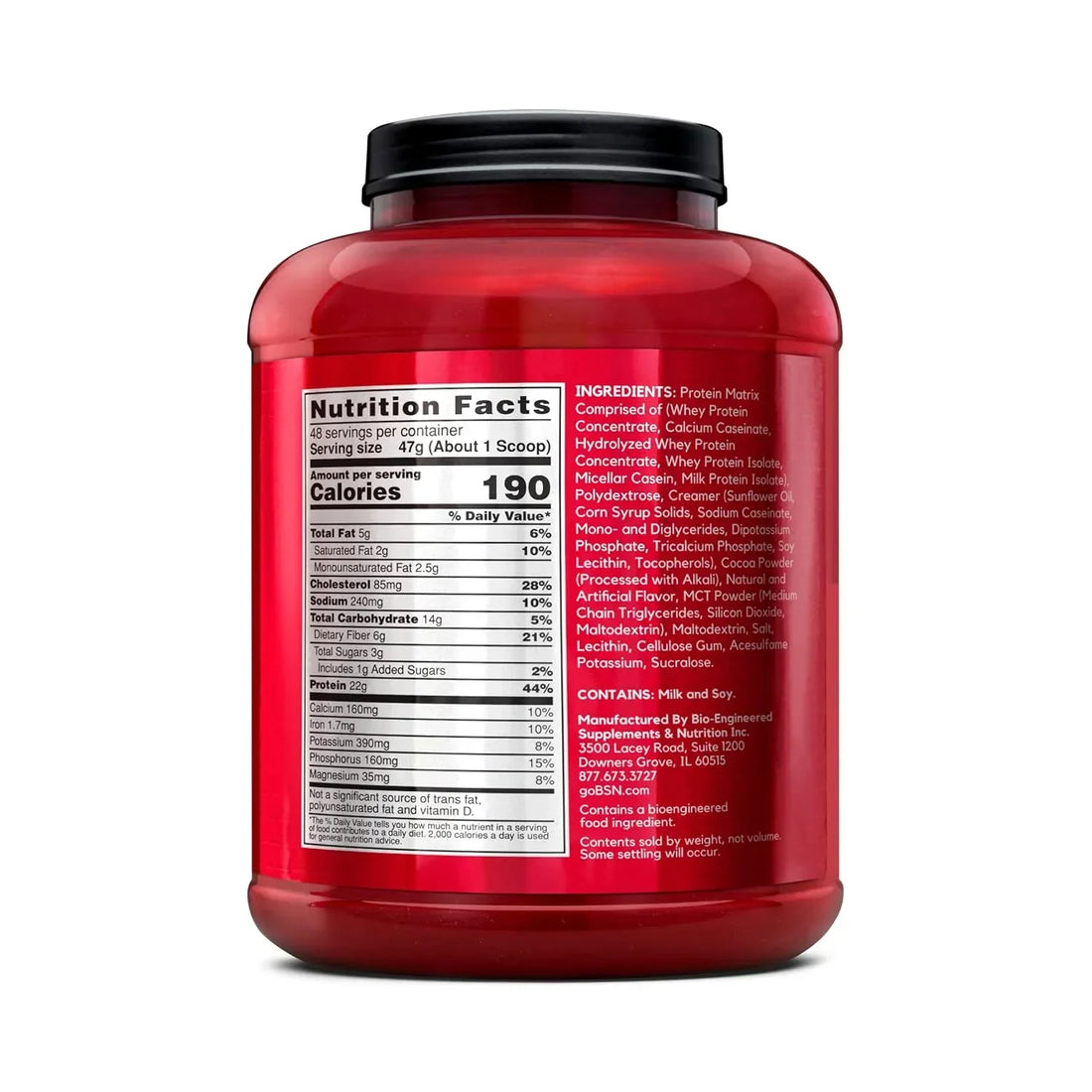 BSN Syntha-6 Protein Powder 5 Lbs (2.27 Kg) – Multi-Source Protein for Muscle Growth & Recovery