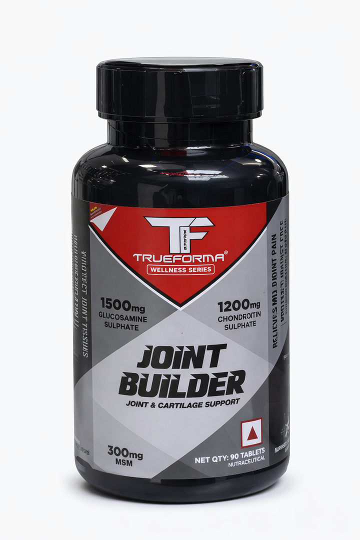 Trueforma Joint Builder – Joint & Cartilage Support | 1500mg Glucosamine + 1200mg Chondroitin + MSM | 90 Tablets