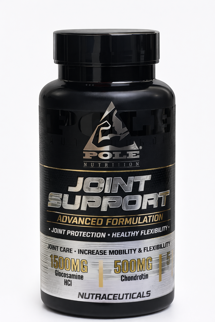 Pole Nutrition Joint Support – Advanced Joint Care Formula | 1500mg Glucosamine HCl + 500mg Chondroitin | Mobility & Flexibility Support