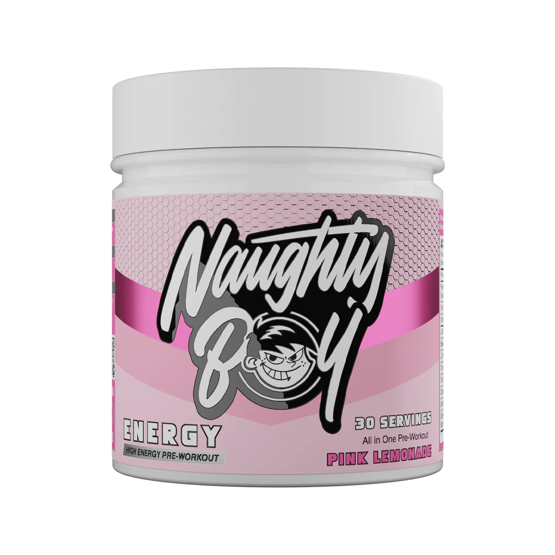 NaughtyBoy® ENERGY Pre-Workout – 30 Servings | 200mg Caffeine | Pump, Focus & Performance Booster with VitaCholine®, PureWay-C® & BioPerine®