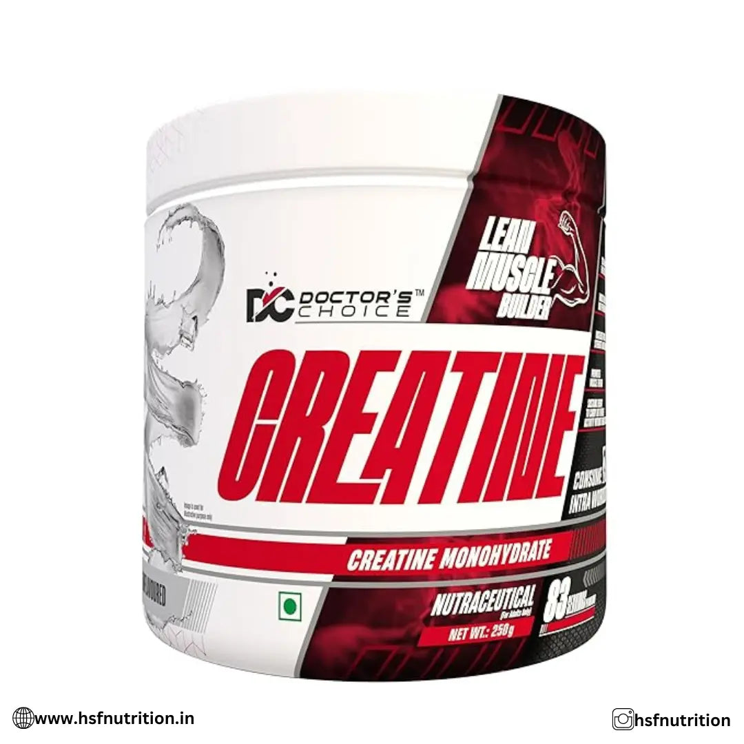 Doctors Choice DC Creatine Monohydrate – 250 gm, 83 Serving, Unflavoured