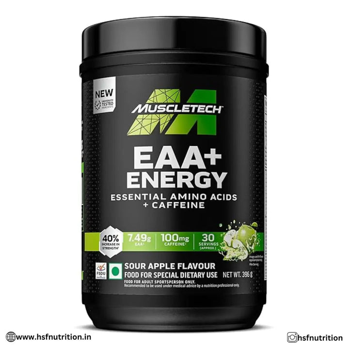 MuscleTech EAA + Energy | Essential Amino Acids + 100mg Caffeine