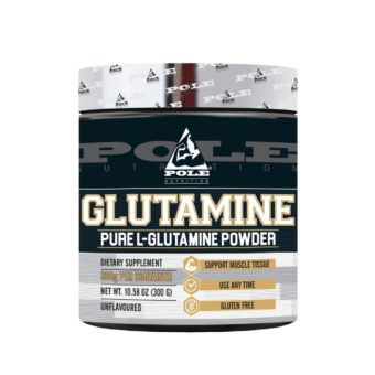 Pole Nutrition L-Glutamine 5000mg Powder | Muscle Recovery & Gut Health | 60 Servings
