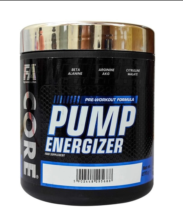 FA Core Pump Energizer Pre-Workout Powder – Energy, Focus & Muscle Pump Support (All Flavours)
