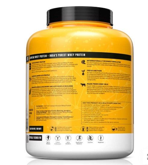 Avvatar Whey Protein 1 Kg – Premium Protein Powder (Malai Kulfi Flavour) for Muscle Growth, Recovery & Strength (Copy)
