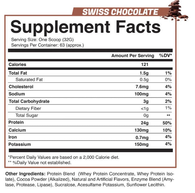 Apocalypse Whey 2 Kg – Swiss Chocolate Flavour Whey Protein for Muscle Growth & Recovery