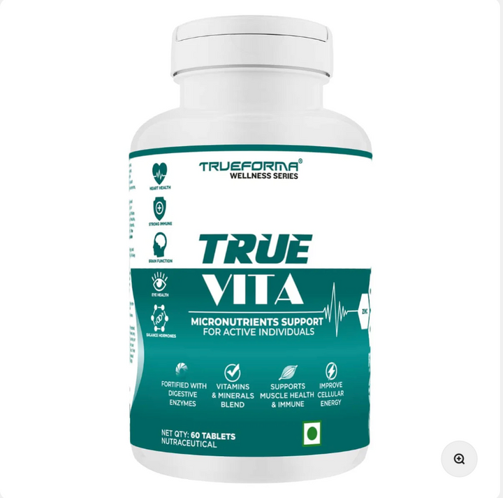 Trueforma® True Vita – Daily Multivitamin & Mineral Support for Energy, Immunity & Overall Wellness