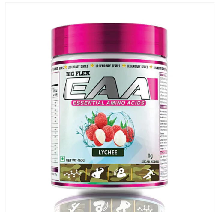 BigFlex EAA Essential Amino Acids – 30 Servings | Lychee Flavor | Muscle Recovery & Hydration