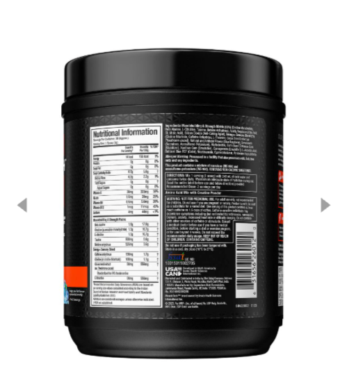 MuscleTech Vapor X5 Next Gen Pre-Workout Powder – 270g | Blue Razz Freeze Energy & Performance Booster