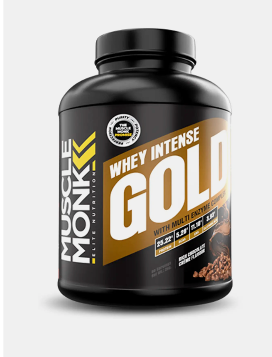 Whey Intense Gold Protein Powder – 2 kg (60 Servings) | Malai Kulfi Flavour