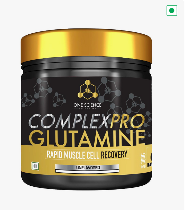 One Science Complex Pro Glutamine Powder – 300g (0.66 lb) | Muscle Recovery, Gut Health & Immune Support