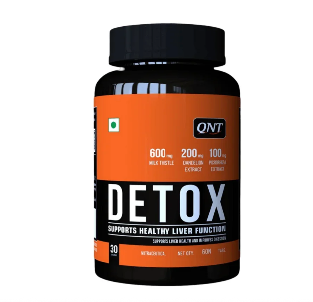 QNT Detox – Supports Healthy Liver Function & Body Detox (60 Tablets)