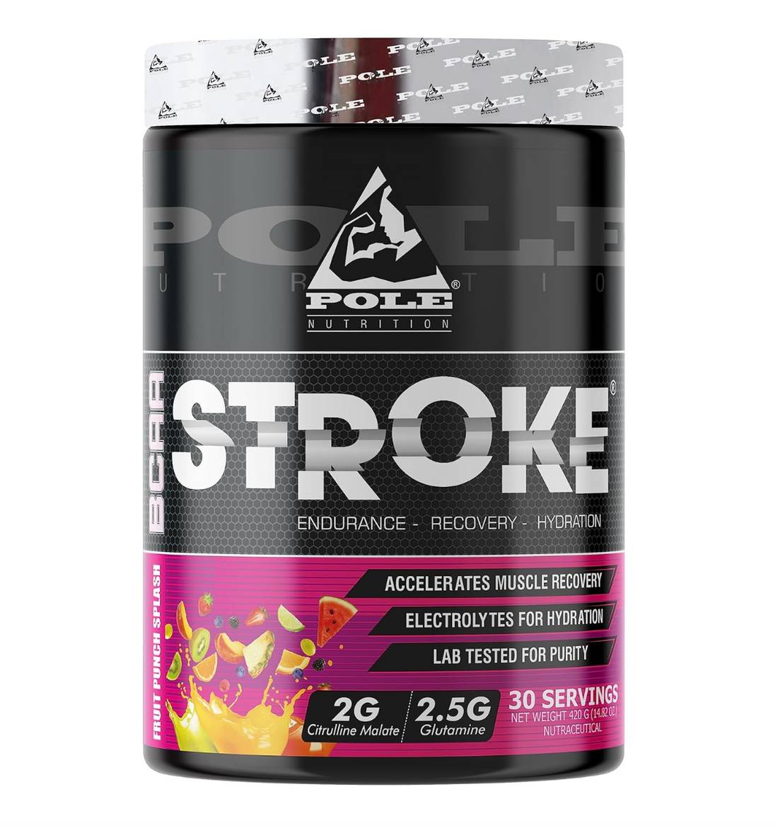Pole Nutrition Stroke BCAA – Muscle Recovery & Intra-Workout Amino Drink