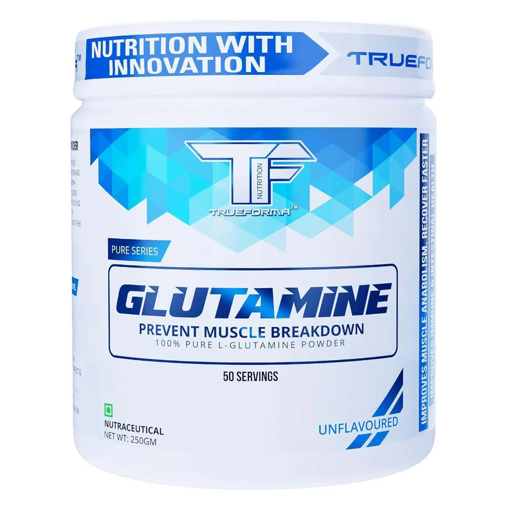Trueforma® 100% Pure L-Glutamine Powder – Muscle Recovery, Gut Health & Immune Support Supplement