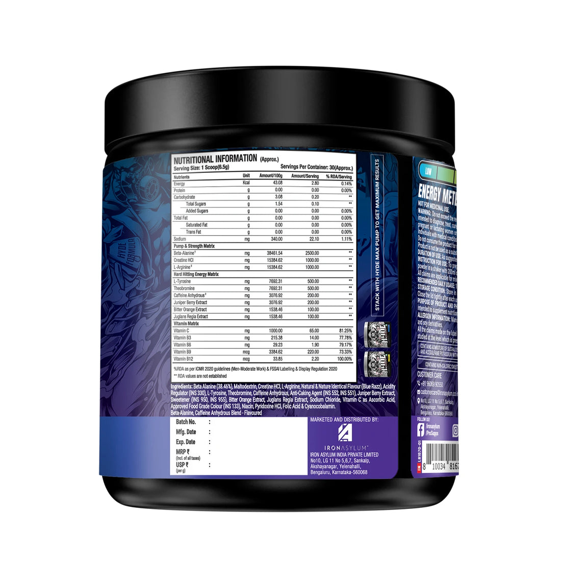 ProSupps Hyde Xtreme Pre Workout