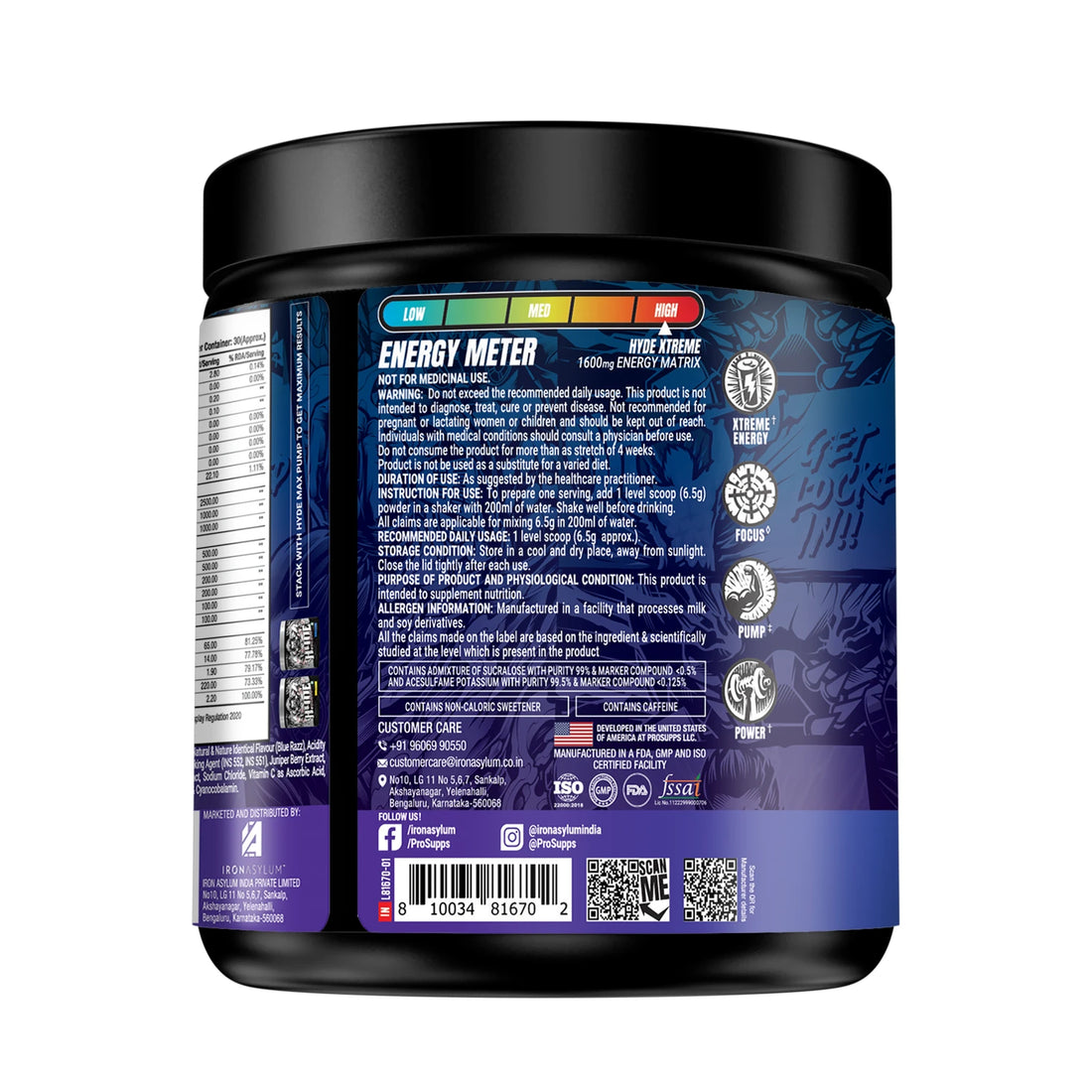 ProSupps Hyde Xtreme Pre Workout