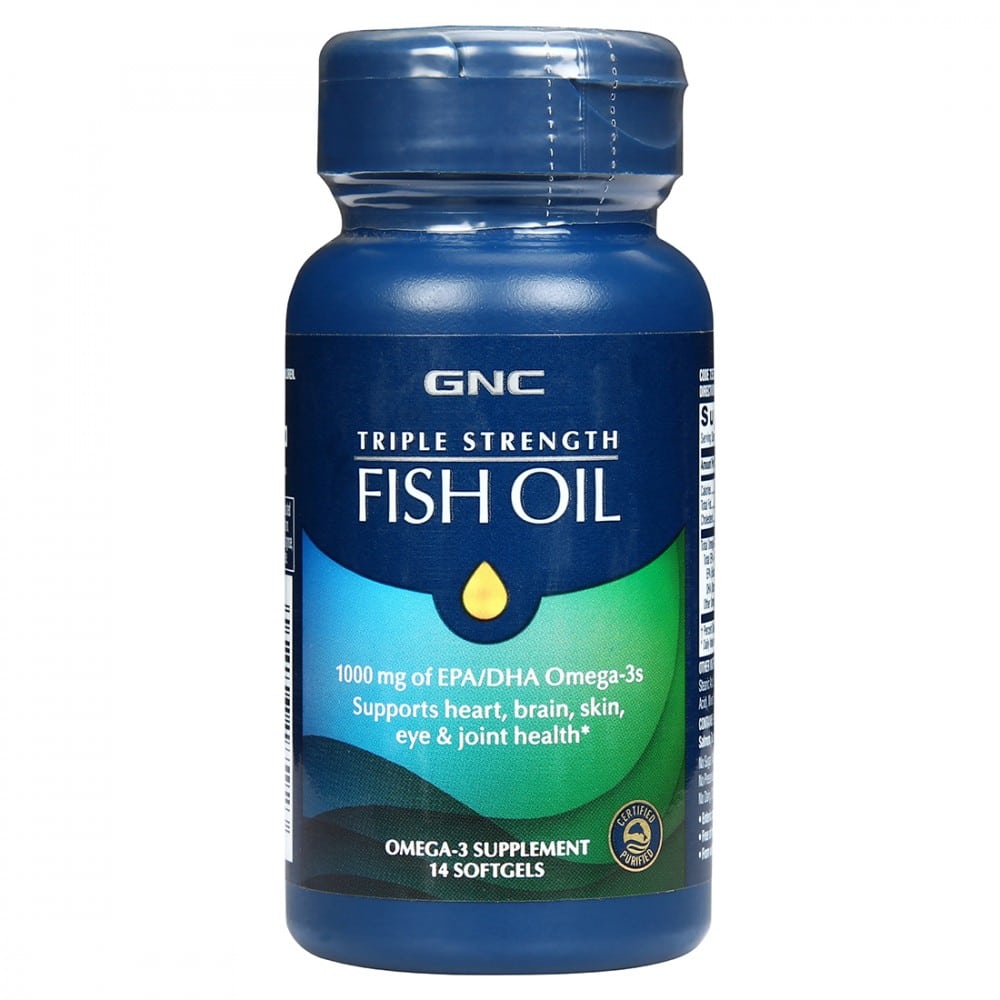 GNC Triple Strength Fish Oil Softgels
