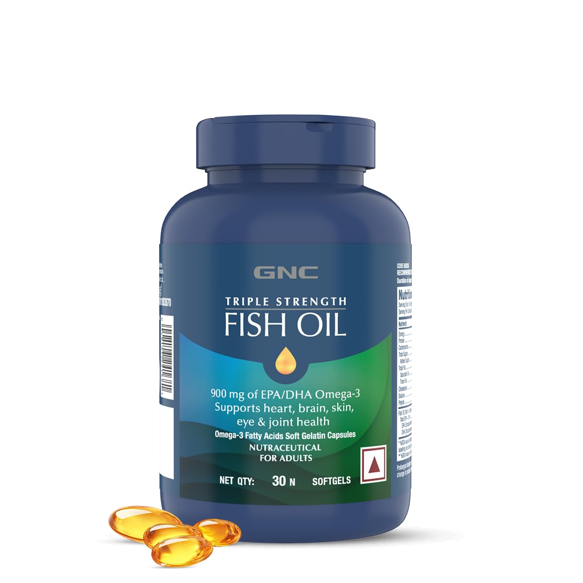 GNC Triple Strength Fish Oil Softgels