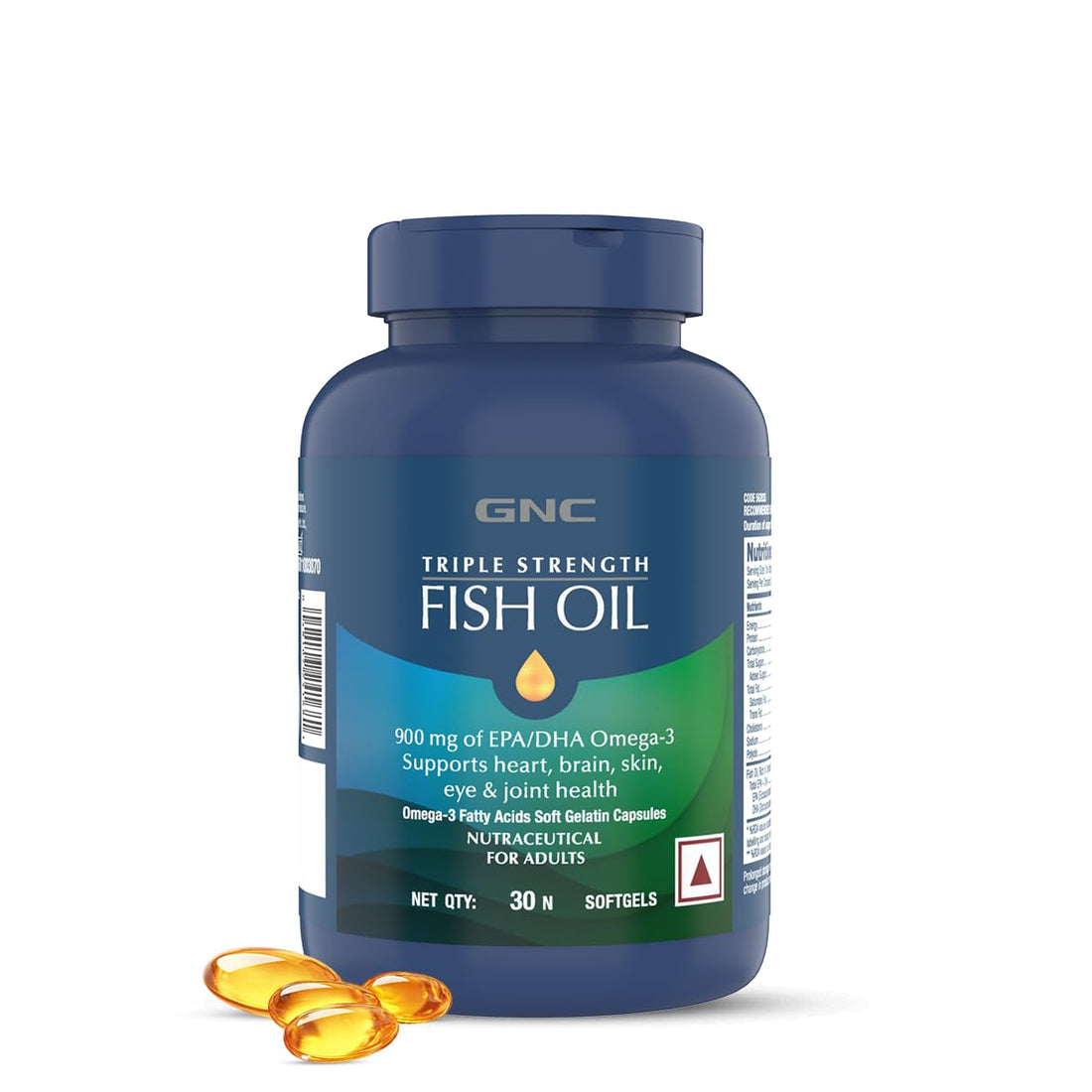 GNC Triple Strength Fish Oil Softgels