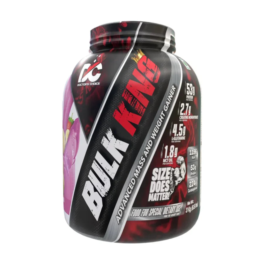 Doctor's Choice Bulk King Advanced Mass and Weight Gainer - 3 Kg