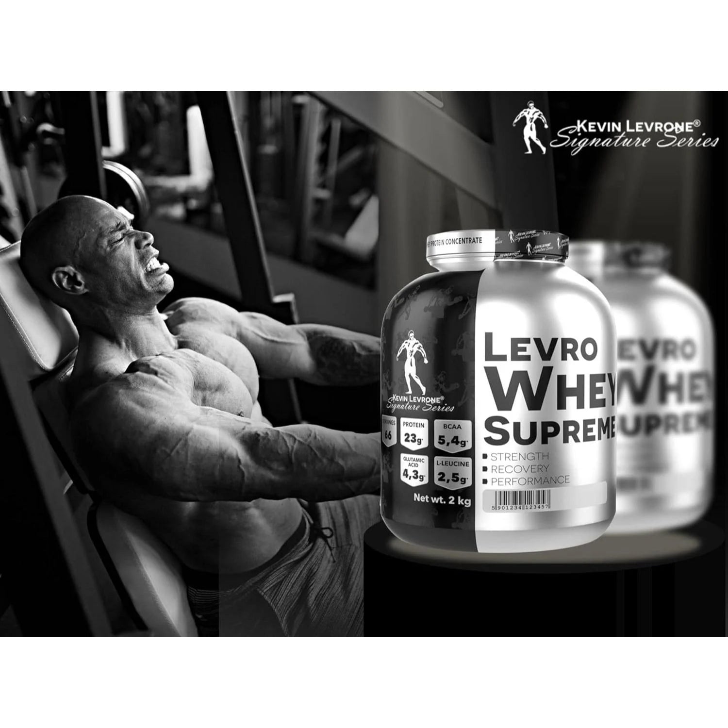 Kevin Levrone Levro supreme Whey 2 Kg – Chocolate Flavour Premium Protein for Muscle Growth & Recovery